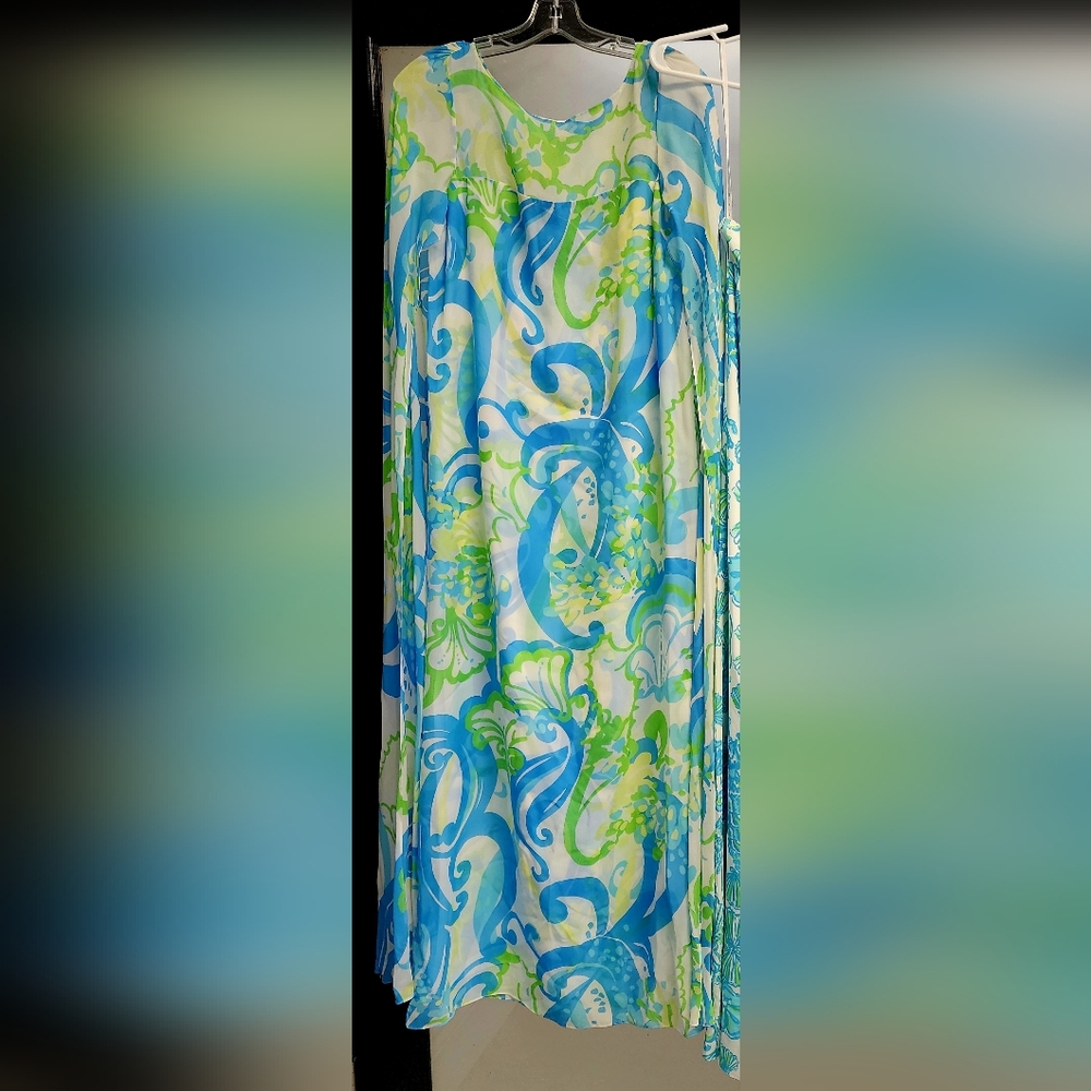Lilly Pulitzer HTF 🦄 Kingston Maxi Caftan. Size 2. - Picture 2 of 7